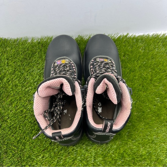 Avenger Steel Toe women's Size 8.5 Waterproof Work Hiking Boots A7287 Pink black - Picture 8 of 11
